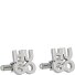 Gemelli E-Stacked in acciaio inox 1,5 cm Variante silver Gemelli E-Stacked in acciaio inox 1,5 cm Variante silver