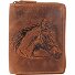  Portafoglio Zodiaco Vintage in pelle 10 cm Variante horse