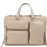  Pocket Valigetta Vera Pelle 36 cm Vano porta PC Variante grigio sabbia