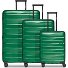 Set di valigie da viaggio a 4 ruote, 3 pezzi, con ripiegamento elastico Variante emerald green metallic