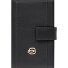  Circle Custodia per carta di credito Protezione RFID Vera Pelle 6.5 cm Variante black