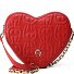  Fashion Borsa a spalla Vera Pelle 19 cm Variante lipstick red