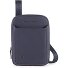  Borsa a tracolla quadrata nera in pelle 17 cm Variante blue4