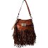  Agnese Borsa a tracolla S Vera Pelle 20 cm Variante cognac