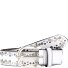  Cintura con borchie in pelle Variante offwhite | 80 cm