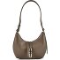 Goccia Borsa a spalla Vera Pelle 22 cm Variante muddy gray