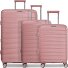  London 4 ruote Set di valigie 3 pezzi espandibile Variante rose