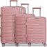  London 4 ruote Set di valigie 3 pezzi con piega di espansione Variante rose