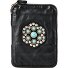  Tosca Portafoglio Protezione RFID Vera Pelle 13 cm Variante nero