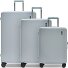  Ultima 4 ruote Set di valigie 3 pezzi con piega di espansione Variante light blue