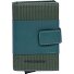  PQ-Earth Custodia per carta di credito Protezione RFID Vera Pelle 6.5 cm Variante green