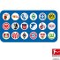  Set di bottoni automatici Bundesliga 18 pezzi. Variante Bundesliga