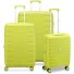  Skyline 2.0 4 ruote Set di valigie 3 pezzi con piega di espansione Variante cyber limette