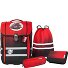  Perfecto Set di borse per la scuola 5 pezzi Variante Gradient Red