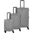  Umbria 4 ruote Set di valigie 3 pezzi con piega di espansione Variante smoky grey