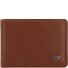  Polo Portafoglio Protezione RFID Vera Pelle 10 cm Variante cognac