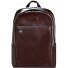 Zaino blu quadrato in pelle 39 cm Scomparto per laptop Variante mahagonibraun Zaino blu quadrato in pelle 39 cm Scomparto per laptop Variante mahagonibraun