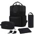  Set zaino Bergen changing 4 pz. scomparto per laptop Variante all black