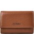  Portafoglio morbido in pelle metallizzata 14 cm Variante cognac