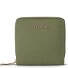  Portafoglio Bologna in pelle, medio, con chiusura a zip perimetrale, 10 cm Variante olive