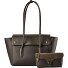  Double Beat Borsa a spalla Vera Pelle 33 cm Variante fango-fang-fang