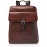  Rien Zaino da lavoro Protezione RFID Vera Pelle 40 cm Vano porta PC Variante cognac