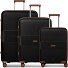  Eco Edition 02 4 ruote Set di valigie 3 pezzi con piega di espansione Variante black