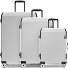  Logic Pro 4 ruote Set di valigie 3 pezzi espandibile Variante platinum metallic