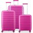  B-Flying Move 4 ruote Set di valigie 3 pezzi con piega di espansione Variante fucsia