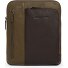  Black Square Borsa a tracolla Vera Pelle 23 cm Variante green-black-mahogany