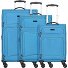  Travel Line 9204 4 ruote Set di valigie 3 pezzi Variante blau