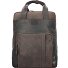  Zaino Brick Lane in pelle con scomparto per laptop da 42 cm Variante darkbrown