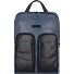  Zaino blu quadrato Revamp RFID in pelle 42 cm Scomparto per laptop Variante blu-blu