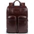  Zaino blu quadrato Revamp RFID in pelle 42 cm Scomparto per laptop Variante mahogany