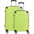Lugano 4 ruote Set di valigie 2 pezzi Variante schwarz-lime  Lugano 4 ruote Set di valigie 2 pezzi Variante schwarz-lime