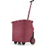  Carrello della spesa 47.5 cm Variante twist maroon