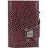  Custodia per carte di credito RFID in pelle 6,5 cm Variante blackberry-brow