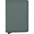  Slimwallet Custodia opaca per carte di credito Portafoglio RFID in pelle 6,5 cm Variante green black