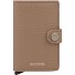  Miniwallet Custodia per carta di credito Protezione RFID Pelle 6.5 cm Variante cappuccino