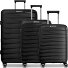  London 4 ruote Set di valigie 3 pezzi espandibile Variante black