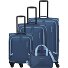  Corsiica 4 ruote Set di valigie 4 pezzi Variante blue
