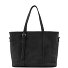 Shopper reversibile in pelle 37 cm Variante black  Shopper reversibile in pelle 37 cm Variante black
