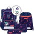  Space Shine Set di borse per la scuola 5 pezzi Variante Pegasus Night Nuala