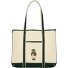 Bear Borsa shopper 32 cm Variante ecru northwest pine Bear Borsa shopper 32 cm Variante ecru northwest pine