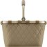  Carrybag Borsa shopper 48 cm Variante frame rhombus olive
