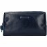  Blue Square Borsa da toilette Vera Pelle 25 cm Variante night blue