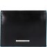  Portafoglio quadrato blu in pelle 11 cm Variante black