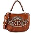  Afrodite Mini borsa a mano Vera Pelle 16 cm Variante cognac