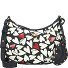 Borsa a tracolla Pelle 25 cm Variante nero-bianco-rosso-antique gold Borsa a tracolla Pelle 25 cm Variante nero-bianco-rosso-antique gold