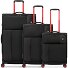  Move 4 ruote Set di valigie 3 pezzi espandibile Variante nero fumo